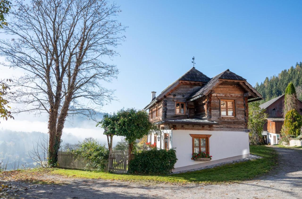 Troadkasten - Ferienhaus Am Bio-Bergbauernhof Aflenz Kurort Buitenkant foto