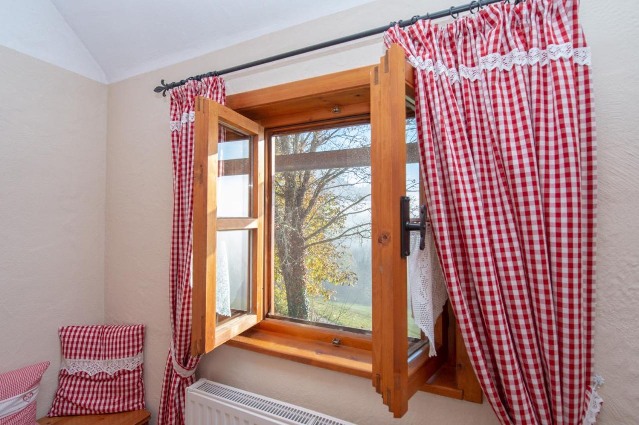 Troadkasten - Ferienhaus Am Bio-Bergbauernhof Aflenz Kurort Buitenkant foto