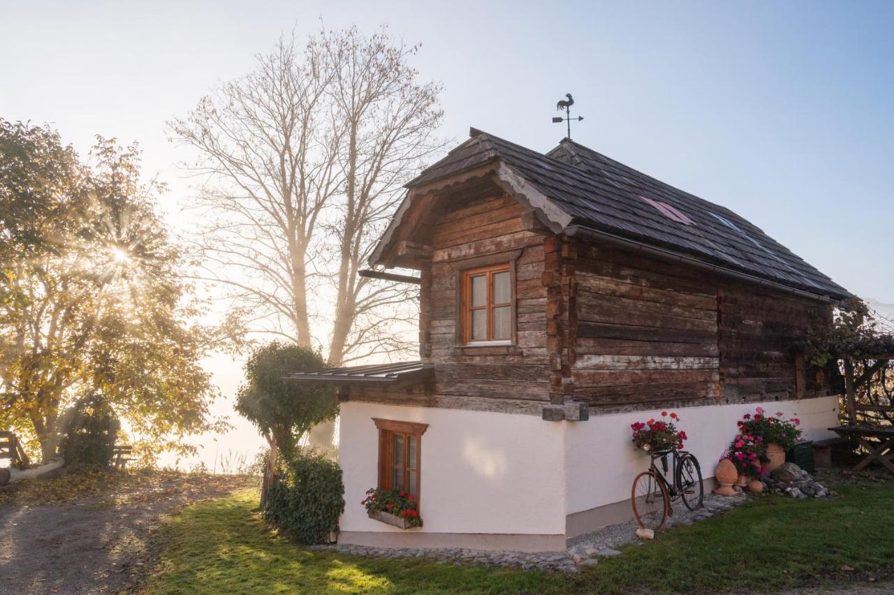 Troadkasten - Ferienhaus Am Bio-Bergbauernhof Aflenz Kurort Buitenkant foto