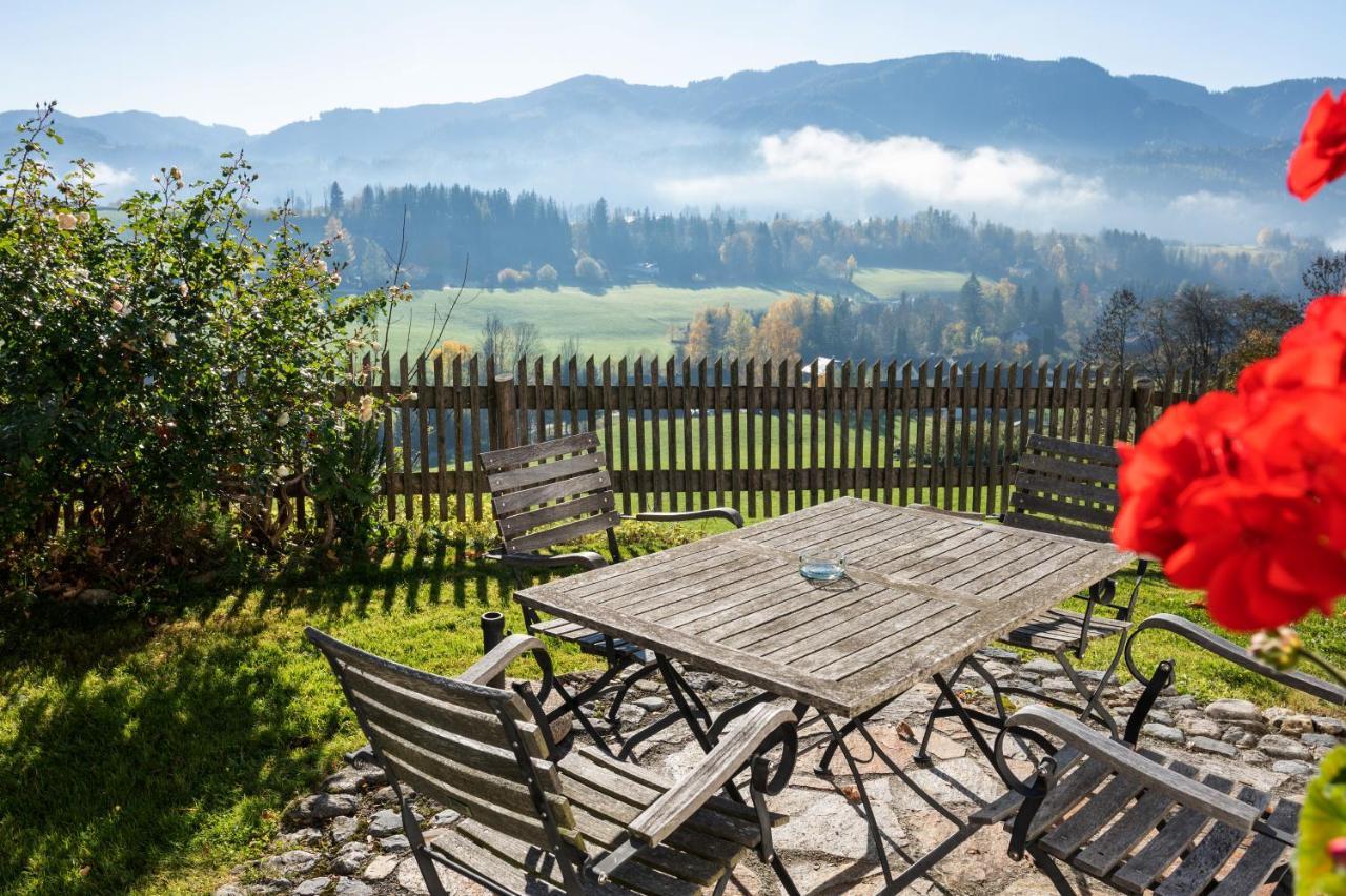 Troadkasten - Ferienhaus Am Bio-Bergbauernhof Aflenz Kurort Buitenkant foto
